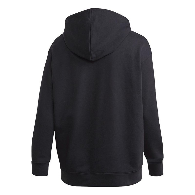 adidas Originals Womens Trefoil Hoodie (Plus Size) Black/White