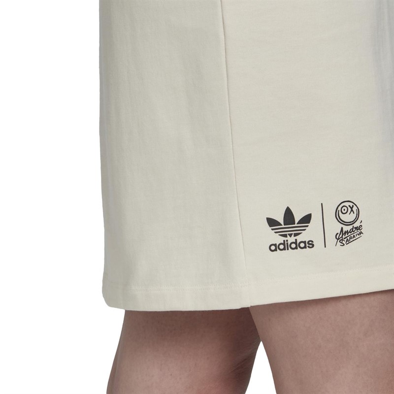 ☆Adidas x Andre Saraiva☆Originals Tee Dress White adidas Originals x André Saraiva Tee Dress - White | Women