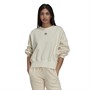 adidas Originals Womens Adicolor Essentials Fleece Sweatshirt Wonder White
