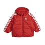 adidas Originals Infant Boys Adicolor Padded Hooded Jacket Vivid Red