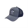 adidas Originals Mens Adicolor Classic Curved Foam Trucker Cap Night Indigo/White