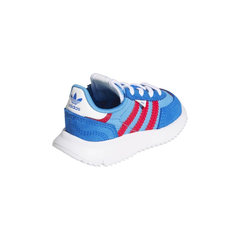 adidas Originals Infant Retropy F2 Trainers App Sky Rush/Vivid Red/Blue Rush