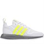 adidas Originals Junior Multix Trainers Crystal White/Solar Yellow/Grey Five