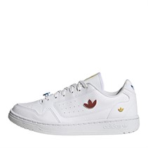 adidas Originals Junior Boys NY 90 Trainers Footwear White/Red/Bright Blue
