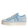 adidas Originals Junior Boys Nizza Platform Trainers Almost Blue/Sky Rush/Core White