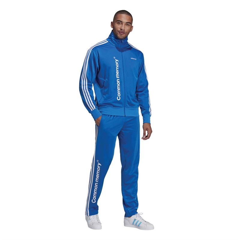 Buy Adidas Originals Mens Graphic Common Memory Tracksuit Bottoms Blue Bird 6472