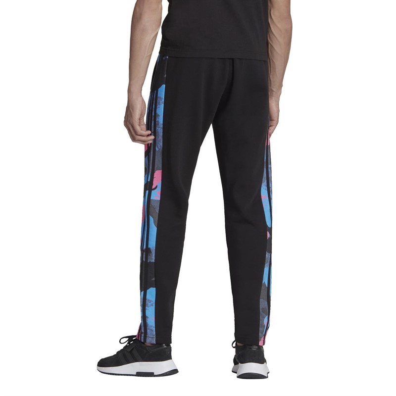 adidas Originals Mens Camo Series Sweat Joggers Black/Pulse Blue