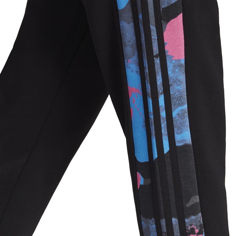 adidas Originals Mens Camo Series Sweat Joggers Black/Pulse Blue