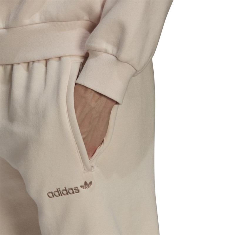 adidas Originals Mens Trefoil Linear Sweat Joggers Linen