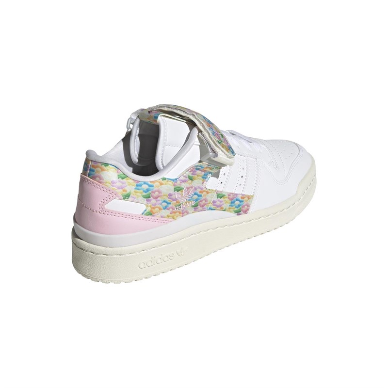 adidas Originals Womens Disney Forum 84 Low Trainers Footwear White/Off White/Clear Pink