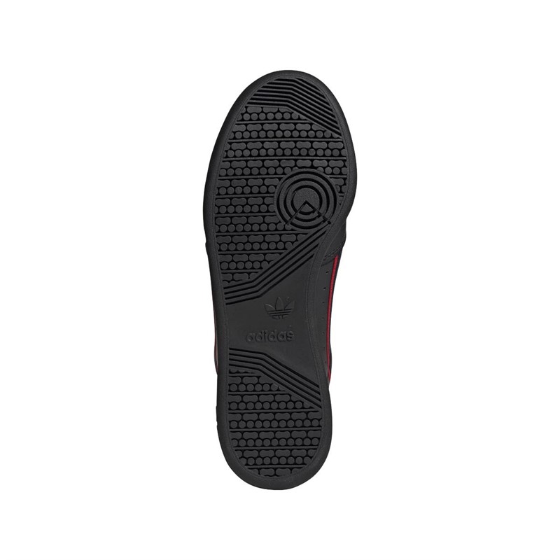 adidas Originals Mens Continental 80 Vegan Trainers Core Black/Collegiatte Navy/Scarlet