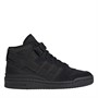 adidas Originals Womens Forum Mid Trainers Core Black/Core Black/Off White