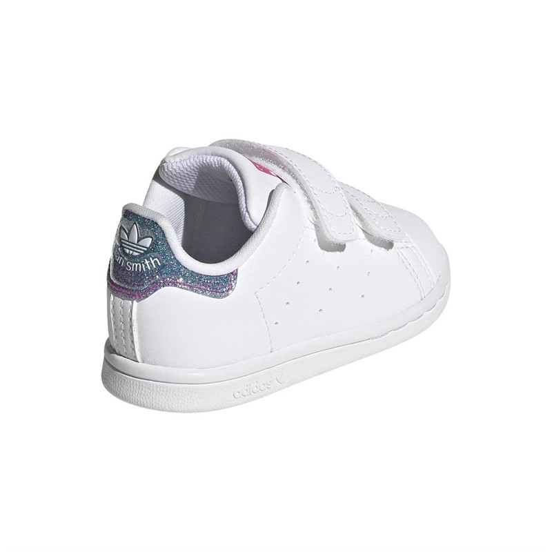 adidas Originals Infant Girls Stan Smith Trainers Footwear White/Footwear White/Core Black