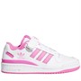 adidas Originals Junior Girls Forum Low Trainers Footwear White/Screaming Pink/Footwear White