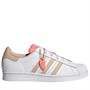 adidas Originals Womens Superstar Trainers Footwear White/Halo Blush/Acid Red