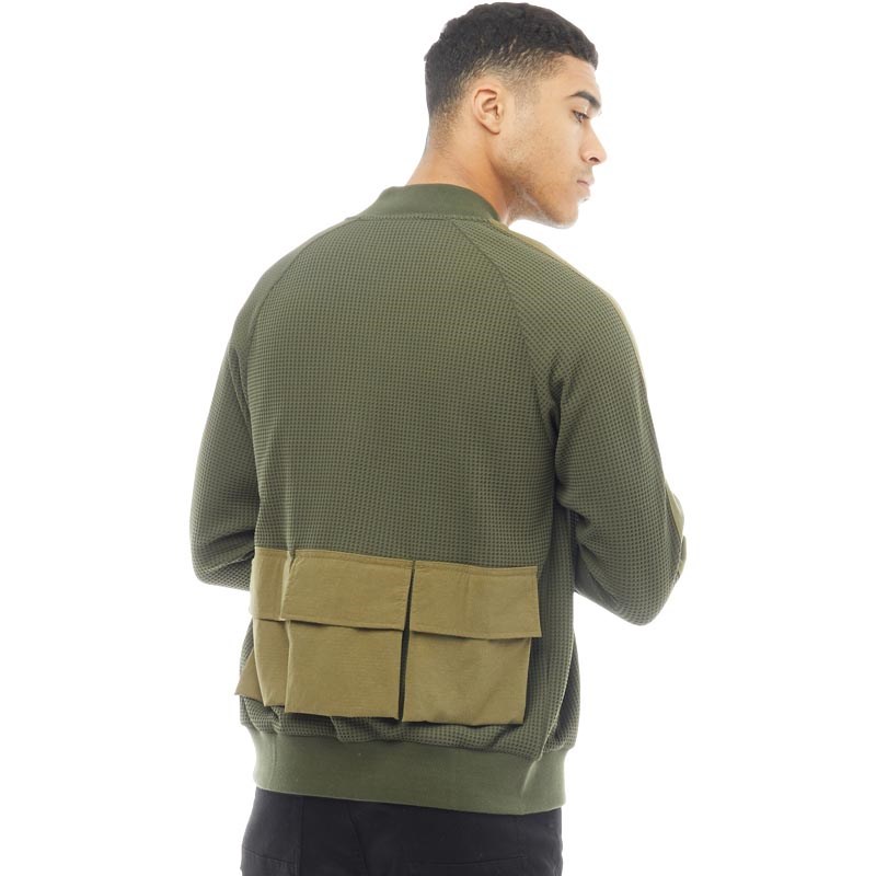 adidas Originals Mens Brand Military Track Jacket Night Cargo adidas Originals Mens Brand Military Track Jacket Night Cargo