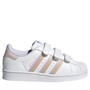 adidas Originals Girls Superstar Trainers Footwear White/Pulse Amber/Semi Mint Rush