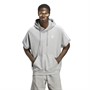 adidas Originals Mens Adicolor Classics Short Sleeve Hoodie Medium Grey Heather