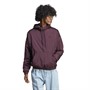 adidas Originals Mens Adicolor Classics Plush Windbreaker Jacket Shadow Maroon