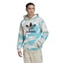 adidas Originals Mens Trefoil Graphics Camo Hoodie Aluminium