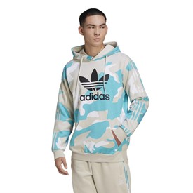 Adidas originals trefoil sweatshirt camo online