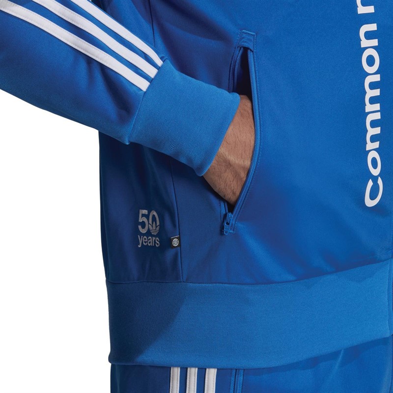 adidas Originals Mens Graphic Common Memory Track Top Blue Bird