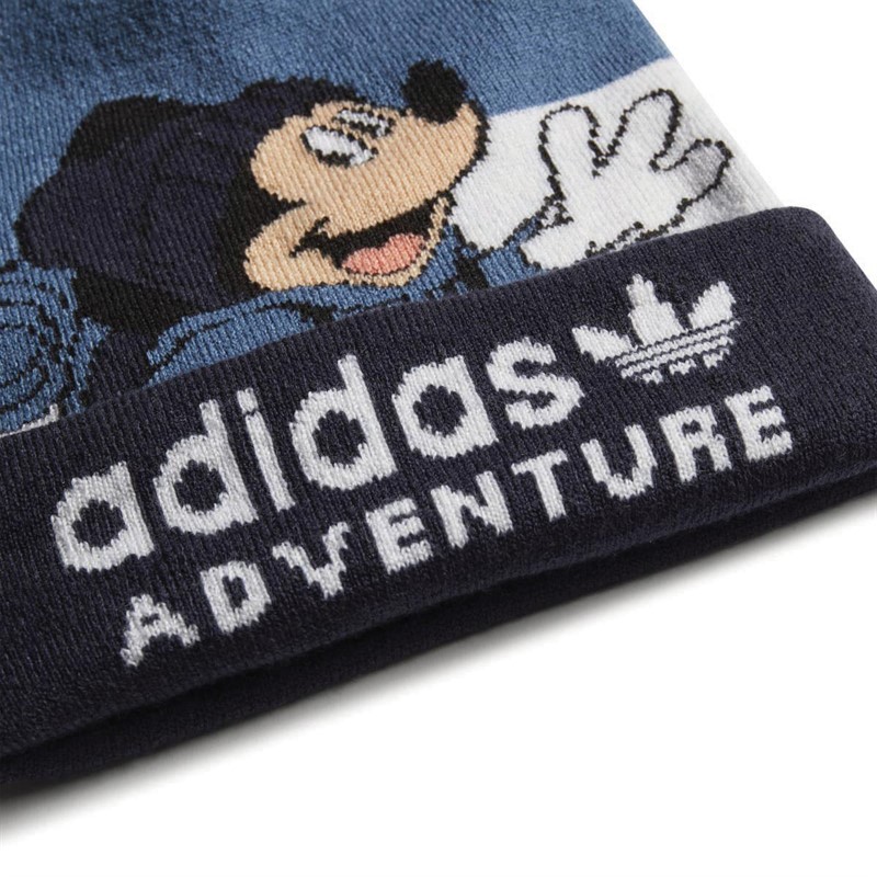 adidas Originals Kids Mickey Mouse Beanie Altered Blue/Altered Blue/Off White