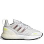 adidas Originals Junior Boys ZX 2K Boost 2.0 Trainers Crystal White/Solar Yellow/Off White