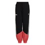 adidas Originals Junior Girls Woven Colourblock Trackpants Black/Semi Turbo/White