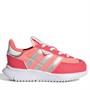 adidas Originals Infant Girls Retropy F2 Trainers Active Red/Silver Metallic/Turbo