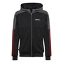 adidas Originals Junior Boys Full Zip Hoodie Black/Grey Six/Coloured/White