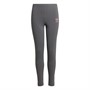 adidas Originals Girls Junior Repeat Trefoil Leggings Grey Four