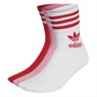 adidas Originals Mens Trefoil Three Pack Crew Socks White/Bliss Pink/Vivid Red