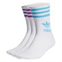 adidas Originals Adicolor Three Pack Crew Socks White