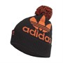 adidas Originals Mens Adicolor Archive Bobble Beanie Black/Semi Impact Orange