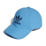 adidas Originals Mens Adicolor Archive Baseball Cap Pulse Blue