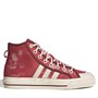 adidas Originals Mens Nizza Hi RF Trainers Crew Red/Wonder White/Wonder White