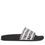adidas Originals Mens Adilette Slides Core Black/Footwear White/Almost Blue