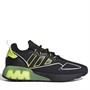 adidas Originals Mens ZX 2K Boost Trainers Core Black/Solar Yellow/Footwear White