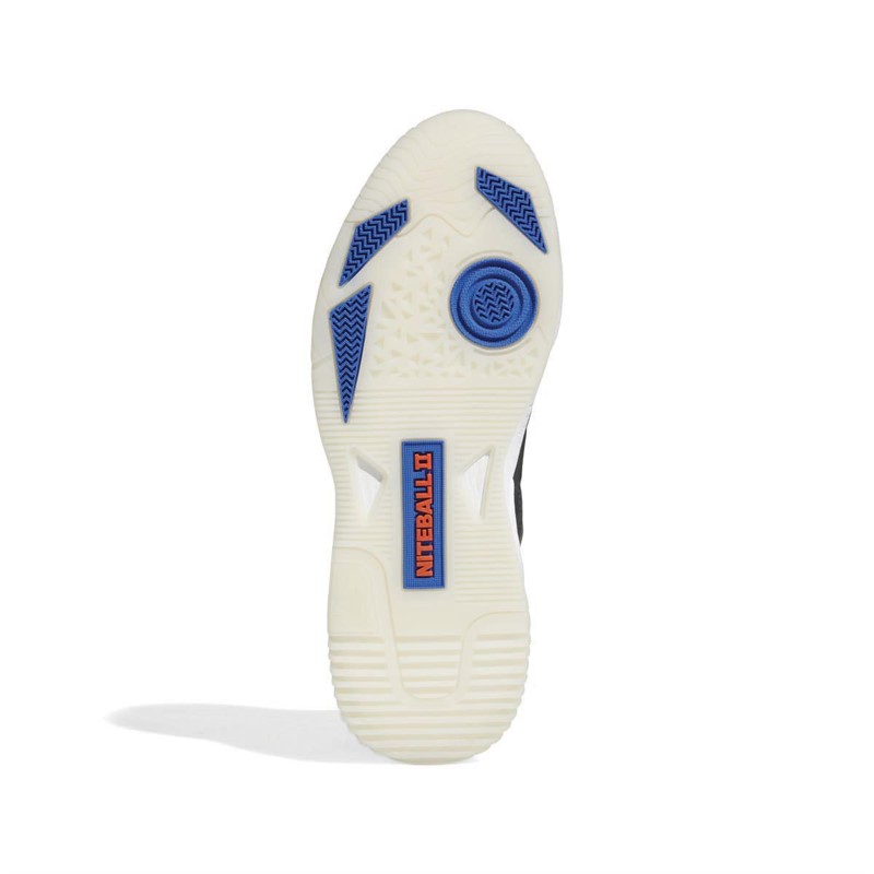 adidas Originals Mens Niteball 2.0 Trainers Footwear White/Core Black/Semi Turbo