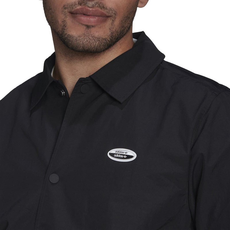 adidas Originals Mens R.Y.V Coach Jacket Black