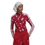 adidas Originals Womens X Thebe Magugu Graphic Bodysuit Powder Red/Multicolour