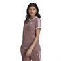 adidas Originals Womens Adicolour Classics 3-Stripes T-Shirt Wonder Onix