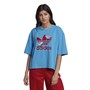 adidas Originals Womens X Thebe Magugu Oversized T-Shirt Pulse Blue