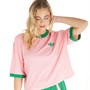 adidas Originals Womens Adicolor 70S Oversized T-Shirt Super Pop
