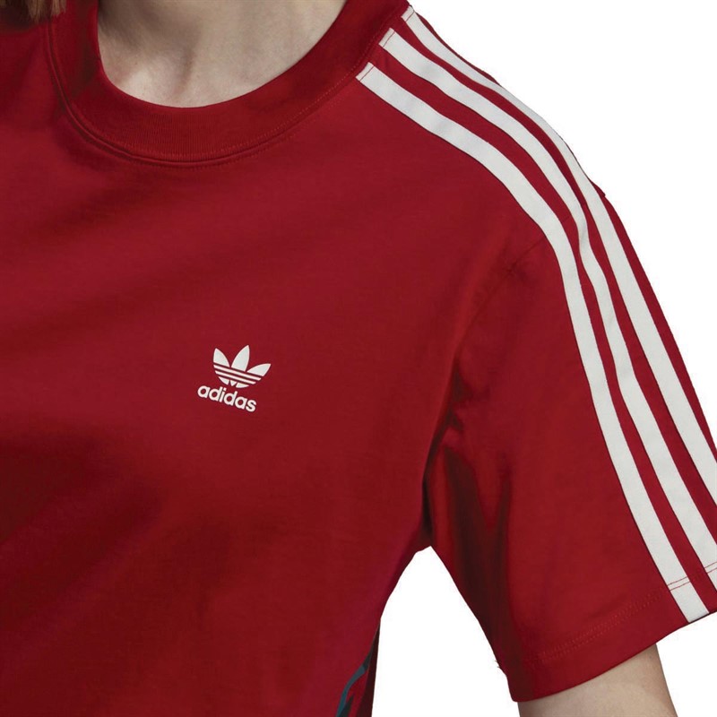 adidas Originals Womens X Thebe Magugu T-Shirt Power Red