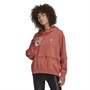 adidas Originals Womens Always Originals Snap-button Hoodie Magic Earth