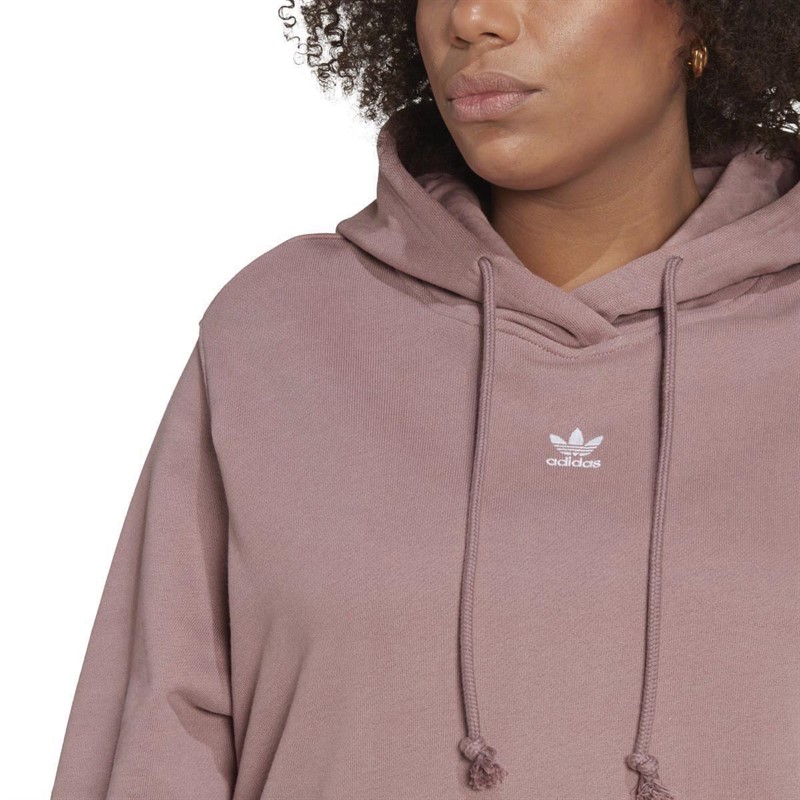 adidas Originals Womens Adicolour Essentials Hoodie (plus Size) Wonder Oxide