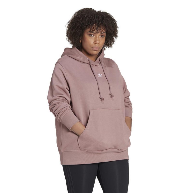 adidas Originals Womens Adicolour Essentials Hoodie (plus Size) Wonder Oxide