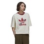 adidas Originals Womens X Thebe Magugu Printed T-Shirt Off White